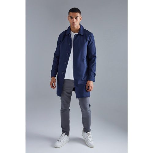 Imperméable droit en twill - Boohooman - Modalova