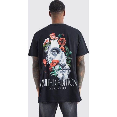 T-shirt oversize imprimé - Limited Edition - Boohooman - Modalova