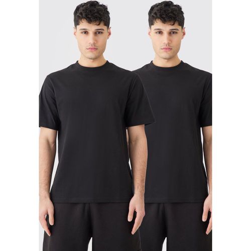 Lot de 2 t-shirts basiques - Boohooman - Modalova