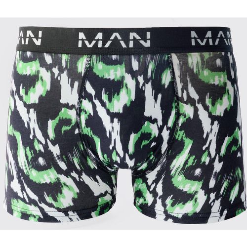 Abstract Print Boxers - Boohooman - Modalova