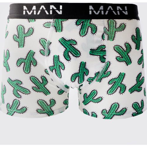 Boxer à imprimé cactus - MAN - Boohooman - Modalova