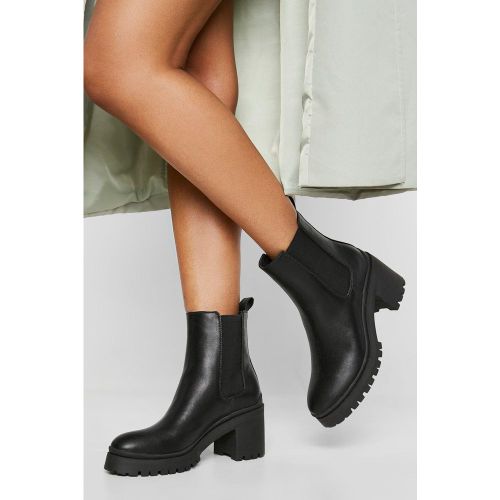 Bottes Chelsea À Talons Blocs - boohoo - Modalova
