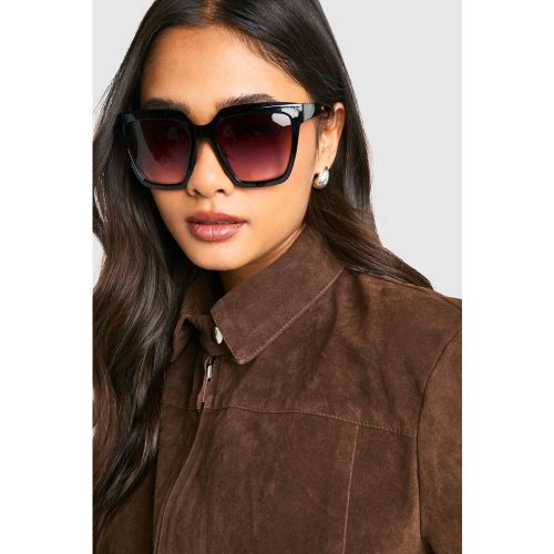 Lunettes De Soleil Oversize Carrées - boohoo - Modalova