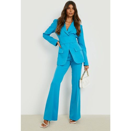 Pantalon Flare Slim - boohoo - Modalova