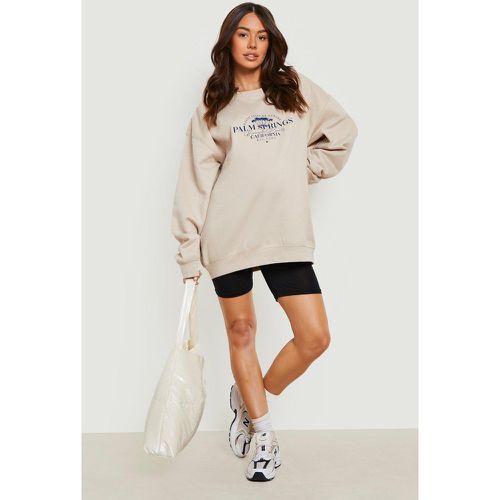 Maternité - Sweat De Grossesse Oversize À Imprimé California - boohoo - Modalova