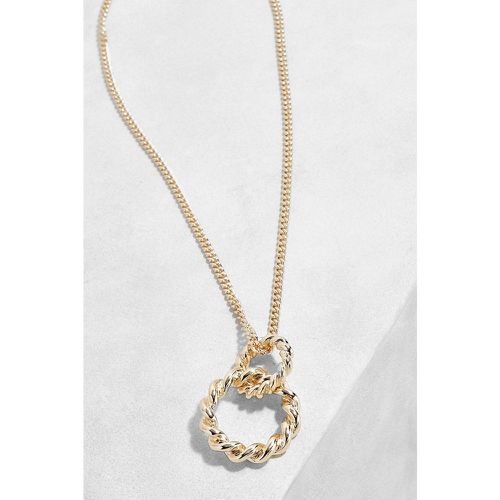 Collier À Anneaux Entrelacés - boohoo - Modalova