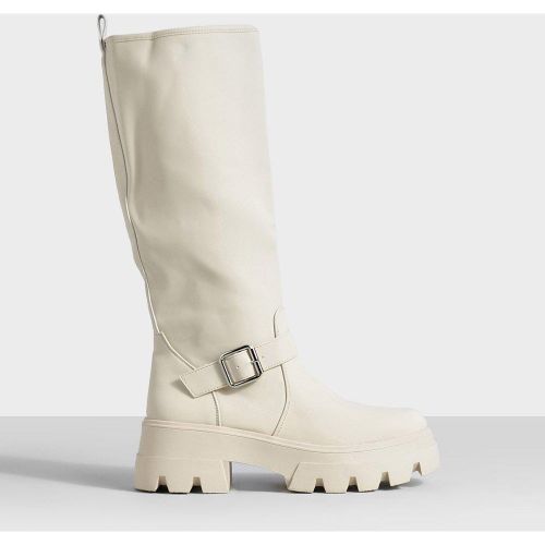 Bottes À Plateforme En Caoutchouc - boohoo - Modalova