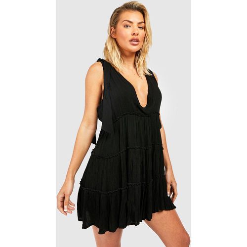 Robe De Plage Nouée - boohoo - Modalova