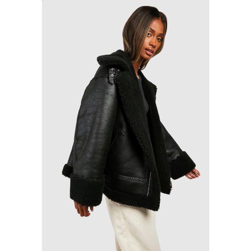 Blouson Aviateur Réversible - boohoo - Modalova