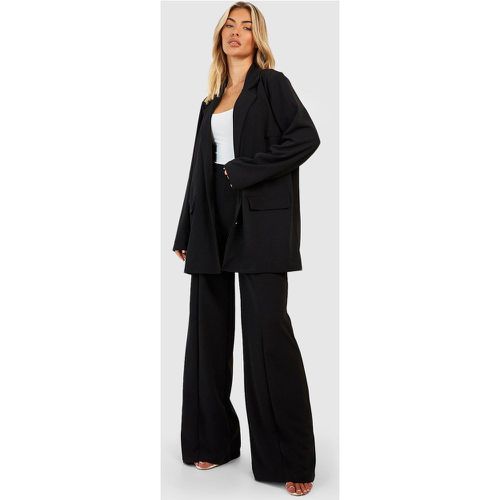 Pantalon Large En Crêpe - boohoo - Modalova