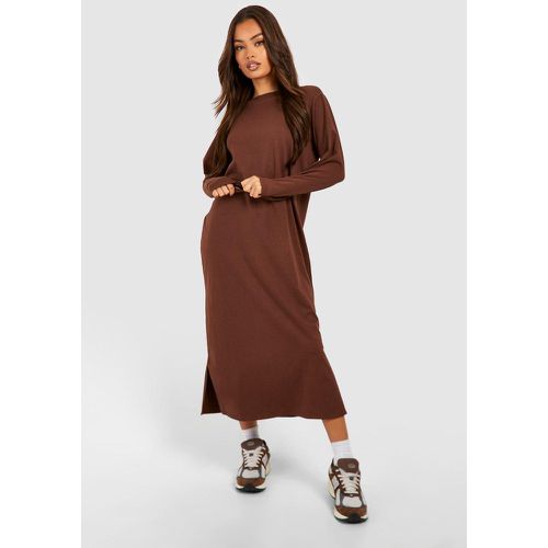 Robe T-Shirt Oversize À Manches Longues - boohoo - Modalova