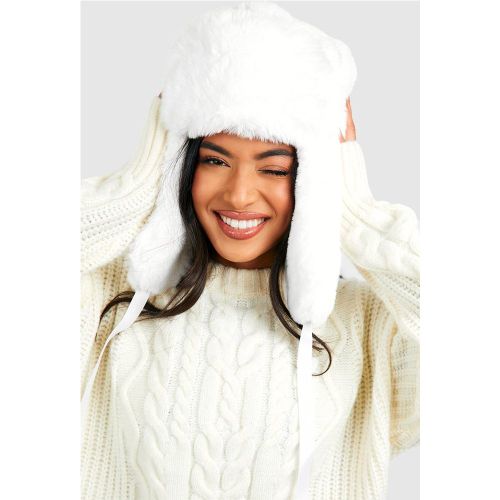 Chapka En Fausse Fourrure - boohoo - Modalova