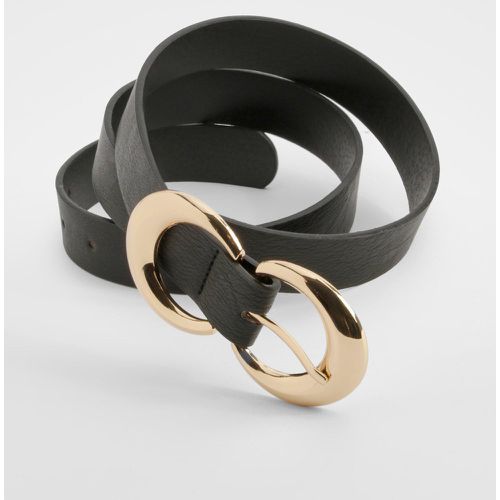Gold Double Ring Belt - boohoo - Modalova
