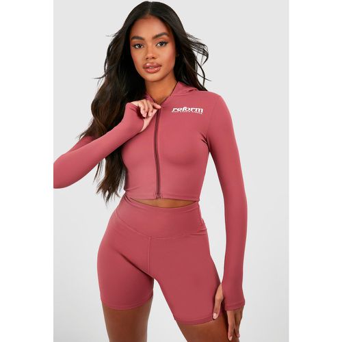 Veste De Sport Premium À Capuche - boohoo - Modalova