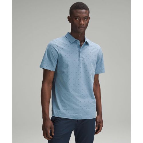 – Polo manches courtes Evolution Piqués – Blue/É – Taille S - lululemon - Modalova