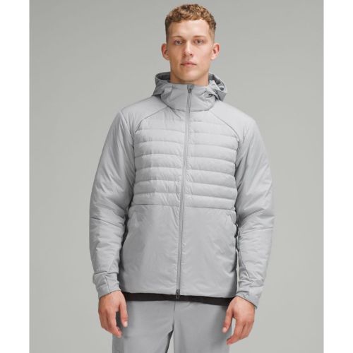 – Veste à capuche Down for it Alls – Gris – Taille L - lululemon - Modalova