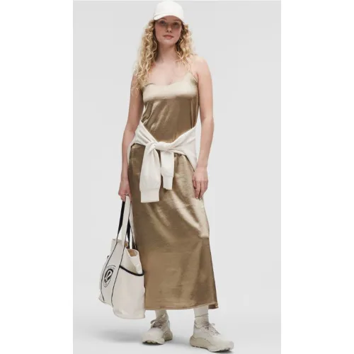 “ Robe longue fendue en satins â€“ Taille XL - lululemon - Modalova