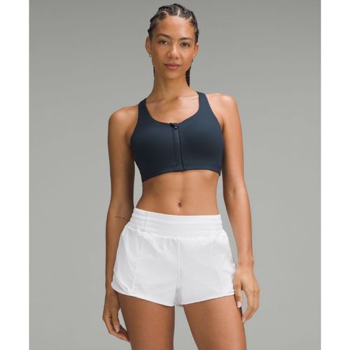 – Soutien-gorge Energy zippé à l'avant Maintien maximal, bonnets B-Gs – Bleu – Taille 32DDD - lululemon - Modalova