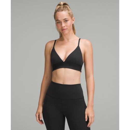 – Soutien-gorge triangle License to Train Maintien léger, bonnets A/B Logos – Taille 14 - lululemon - Modalova