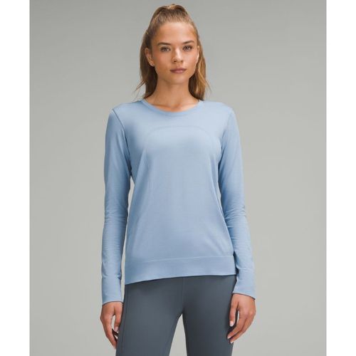 – Haut manches longues Swiftly Relaxed Longueur hanches – Bleu – Taille 8 - lululemon - Modalova