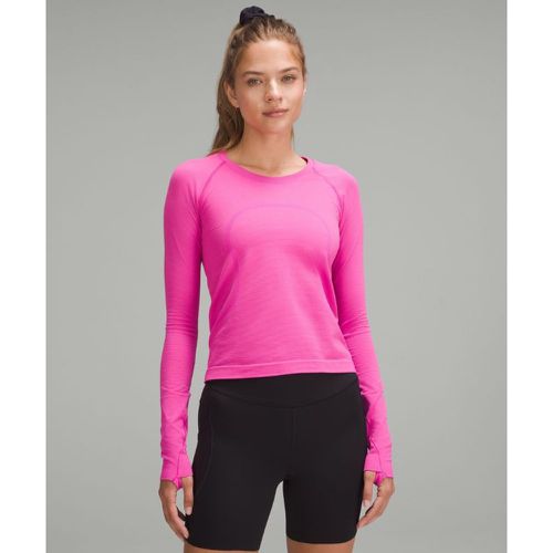 – Haut manches longues Swiftly Tech 2.0 Longueur tailles – Rose/É - lululemon - Modalova