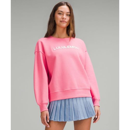 – Sweat col rond Perfectly Oversized Graphics – Rose – Taille M - lululemon - Modalova