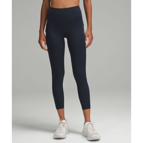 – Legging Fast and Free taille haute 3 poches Glows – 64 cm – Bleu - lululemon - Modalova