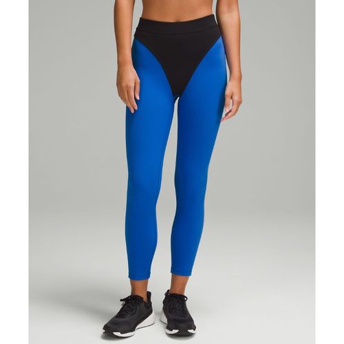 – Legging Wunder Train Aerobic taille haute Sergés – 64 cm – Blue/Noir - lululemon - Modalova