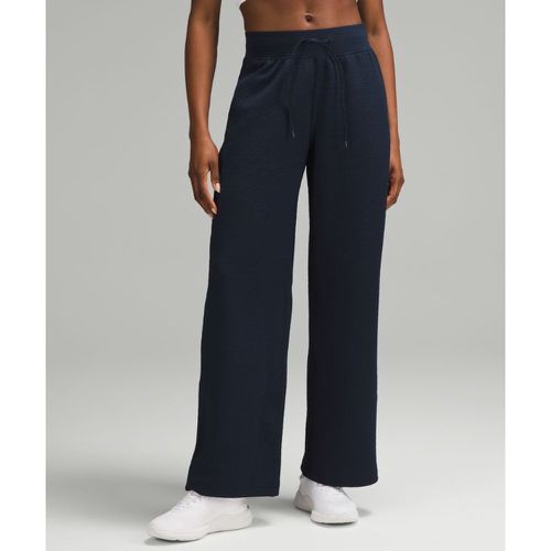 – Pantalon d'entraînement large texturé taille haute Standards – Bleu – Taille 8 - lululemon - Modalova