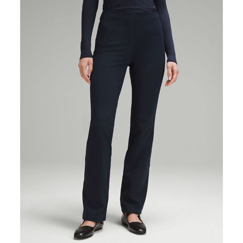 – Pantalon taille haute à coupe épurée Longs – Bleu – Taille 4 - lululemon - Modalova