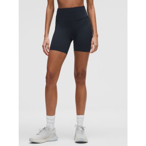“ Short Fast and Free taille haute 5 pochess â€“ 15 cm â€“ Bleu â€“ Taille 12 - lululemon - Modalova
