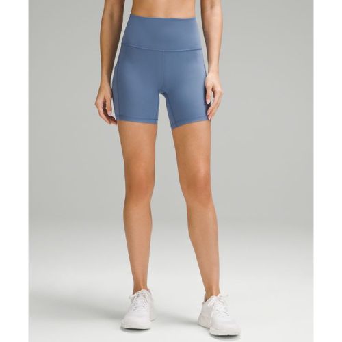 – Short Wunder Train taille haute avec pochess – 15 cm – Bleu – Taille 10 - lululemon - Modalova