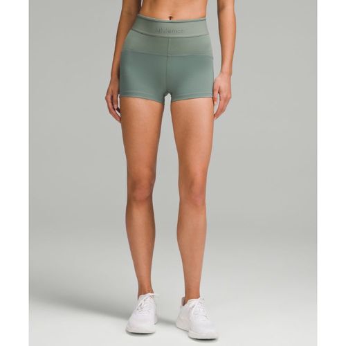 – Short License to Train taille haute Logos – 5 cm – Gris/Pastel – Taille 0 - lululemon - Modalova