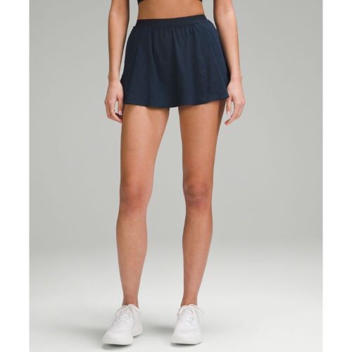 – Jupe de tennis à ceinture fines – Bleu – Taille 0 - lululemon - Modalova