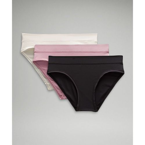 – Culotte bikini UnderEase taille mi-haute Trios – Noir – Taille 2XL - lululemon - Modalova