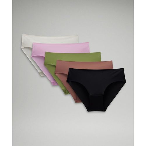 – Culotte bikini InvisiWear taille mi-haute Lot de 5s – Noir – Taille 2XL - lululemon - Modalova