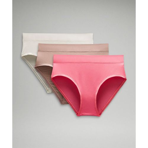 – Culotte bikini UnderEase taille haute Trios – Rose – Taille M - lululemon - Modalova