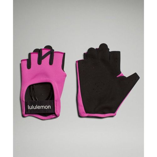 – Gants Wunder Train – Rose/Noir – Taille M/L - lululemon - Modalova