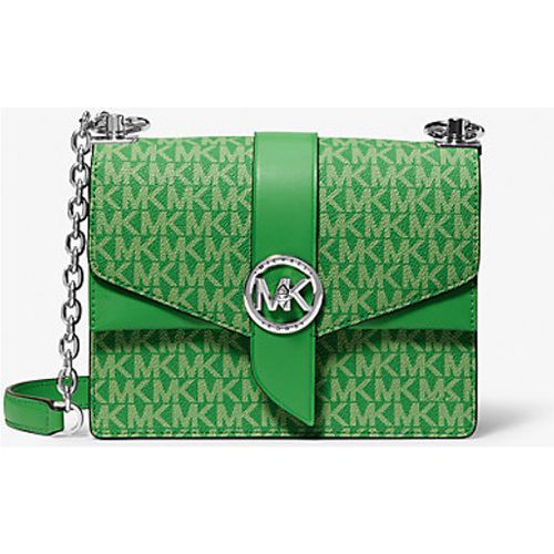 MK Petit sac à bandoulière Greenwich en cuir avec logo - - Michael Kors - MICHAEL Michael Kors - Modalova