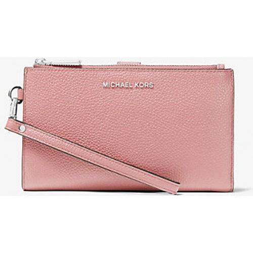 MK Portefeuille Adele en cuir grainé pour smartphone - - Michael Kors - MICHAEL Michael Kors - Modalova