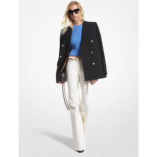 MK Blazer en crêpe - - Michael Kors - MICHAEL Michael Kors - Modalova