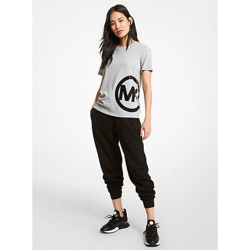 T-shirt en coton biologique à logo MK - Michael Kors - MICHAEL Michael Kors - Modalova