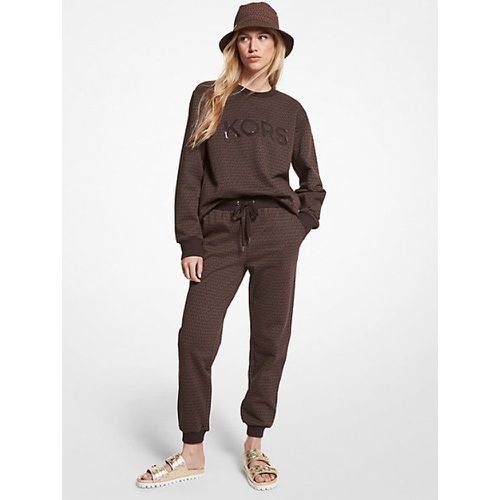 MK Pantalon de jogging en coton éponge à imprimé logo - - Michael Kors - MICHAEL Michael Kors - Modalova