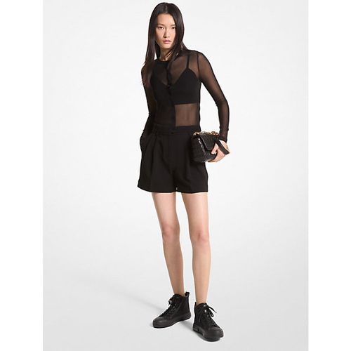 MK Short plissé en crêpe - - Michael Kors - MICHAEL Michael Kors - Modalova