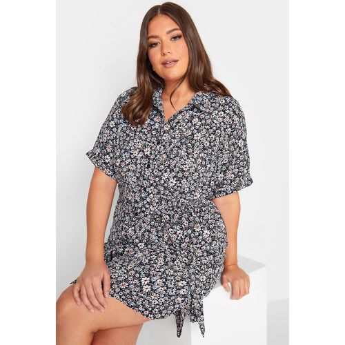 Robechemise Floral Manches Courtes , Grande Taille & Courbes - Yours - Modalova