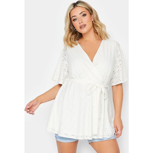 Top Cachecoeur Broderie Anglaise , Grande Taille & Courbes - Yours - Modalova