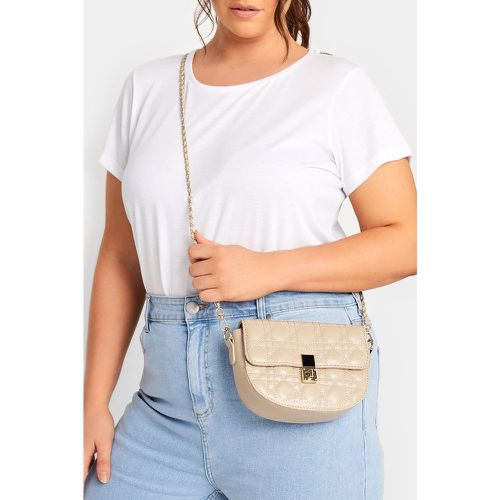 Nude Quilted Chain Shoulder Bag - Yours - Modalova