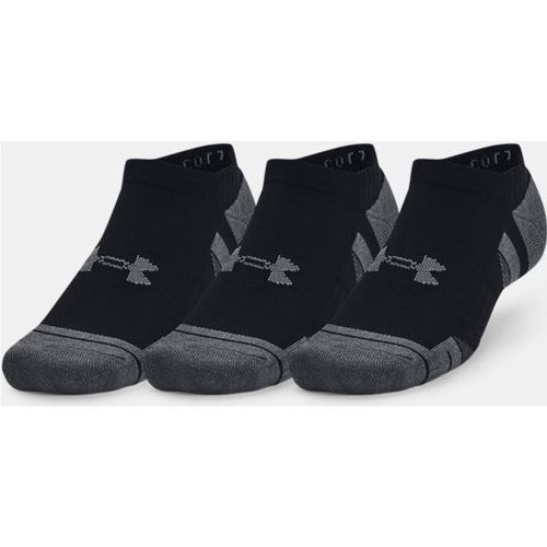 Lot de 3 paires de chaussettes invisibles en coton Performance unisexes / / Pitch Gris L - Under Armour - Modalova