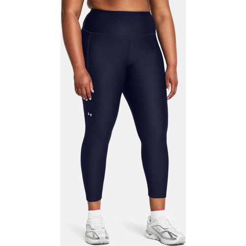 Legging long HeatGear® No-Slip Waistband Midnight Marine / Blanc 1X - Under Armour - Modalova