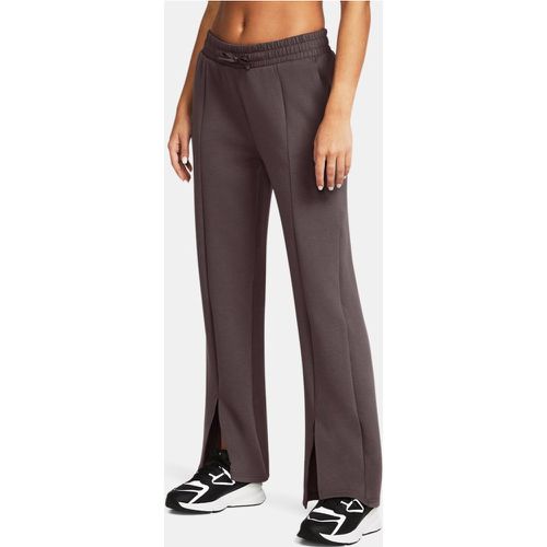 Pantalon fendu Unstoppable Fleece Ash Taupe / Noir S - Under Armour - Modalova